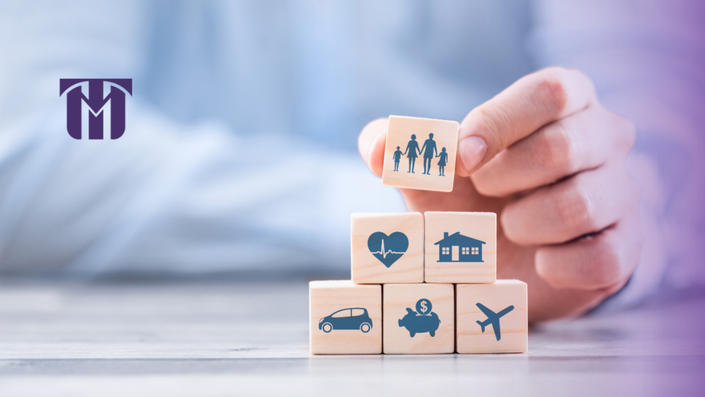 infografía que compara los tipos de seguros de vida disponibles, como seguros temporales y permanentes